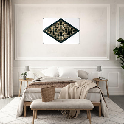 Oggetto ottico dynamico - Op Art - Dadamaino Acrylic Print - 70x100 cm / 28x40″ inches