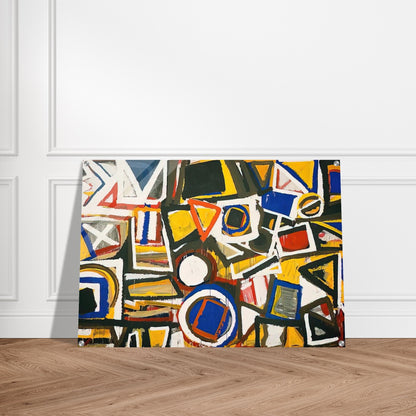 Taxi Cab II - Al Held Acrylic Print - 70x100 cm / 28x40″ inches