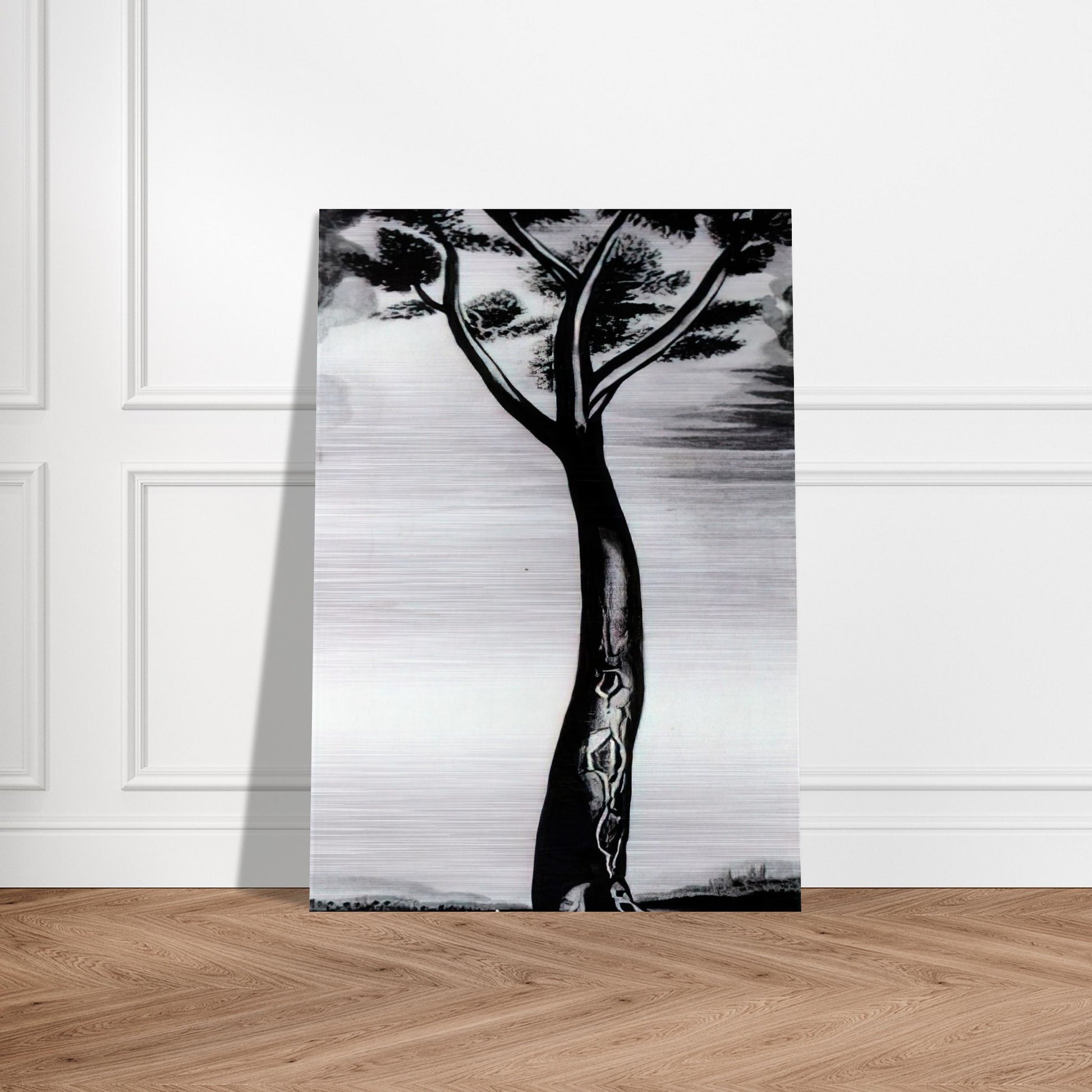 THE TREE - Salvador Dali Brushed Aluminum Print - 70x100 cm / 28x40 inches | Salvador Dali Aluminum Print | Salvador Dali Prints