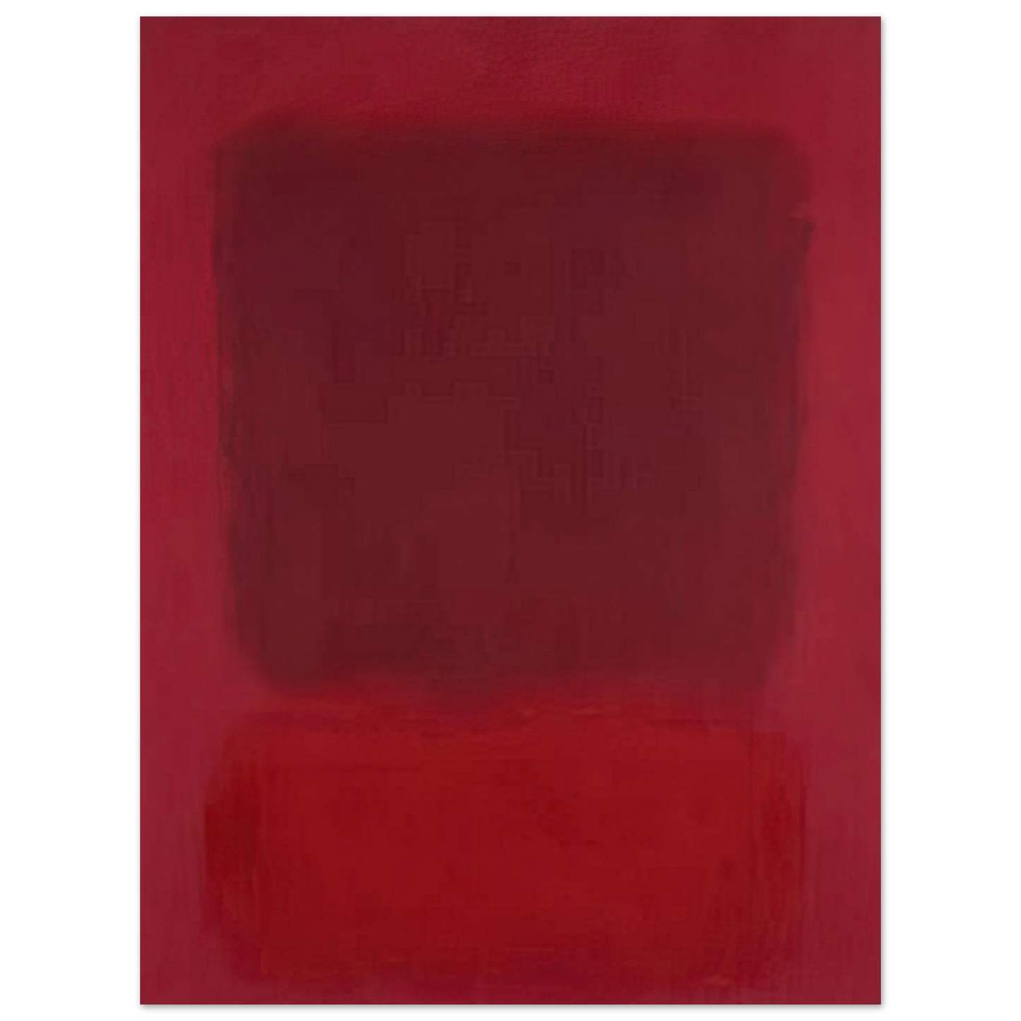 Mark Rothko - Red and Brown - 1957 Wall Art - 60x80 cm / 24x32 inches - Fine Art Poster - -