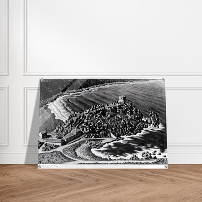 GULF OF PORTO CORSICA DECEMBER 1933 1933 - MC Escher Acrylic Print - 70x100 cm / 28x40″ inches | MC Escher Wall Art | MC Escher Prints
