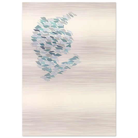 Pastel I - 1971 - Robert Goodnough Brushed Aluminum Print - 70x100 cm / 28x40 inches | Robert Goodnough Aluminum Print | Robert Goodnough Prints