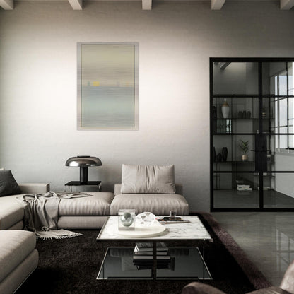 Spazio Luce - 1960 - Antonio Calderara Brushed Aluminum Print - 70x100 cm / 28x40 inches | Antonio Calderara Aluminum Print | Antonio Calderara Prints