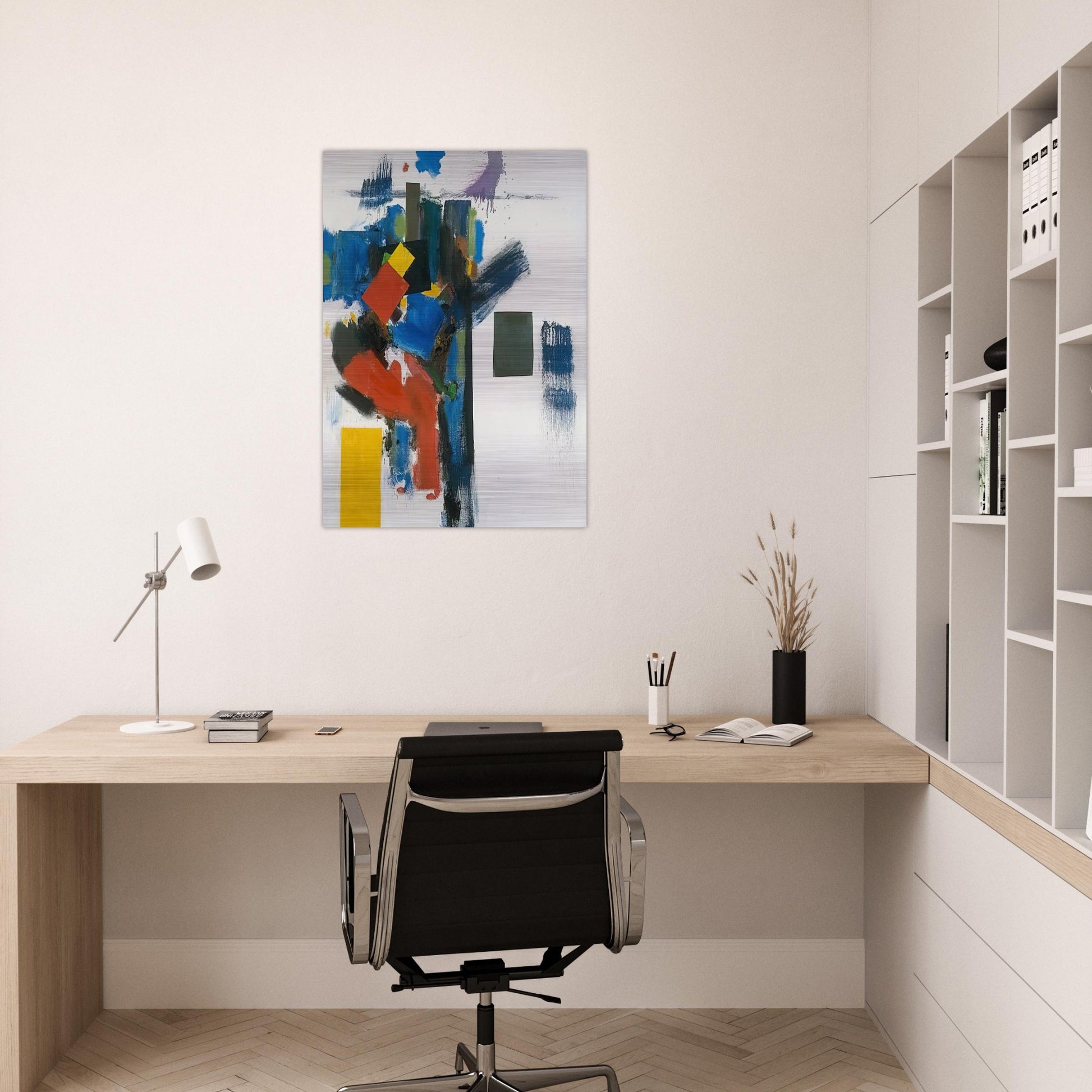 Heraldic Call - Hans Hofmann Brushed Aluminum Print - 70x100 cm / 28x40 inches | Hans Hofmann Aluminum Print | Hans Hofmann Prints
