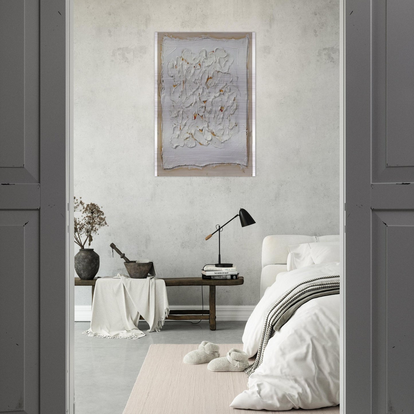 Untitled - Minimalism - Robert Ryman Brushed Aluminum Print - 70x100 cm / 28x40 inches | Robert Ryman Aluminum Print | Robert Ryman Prints