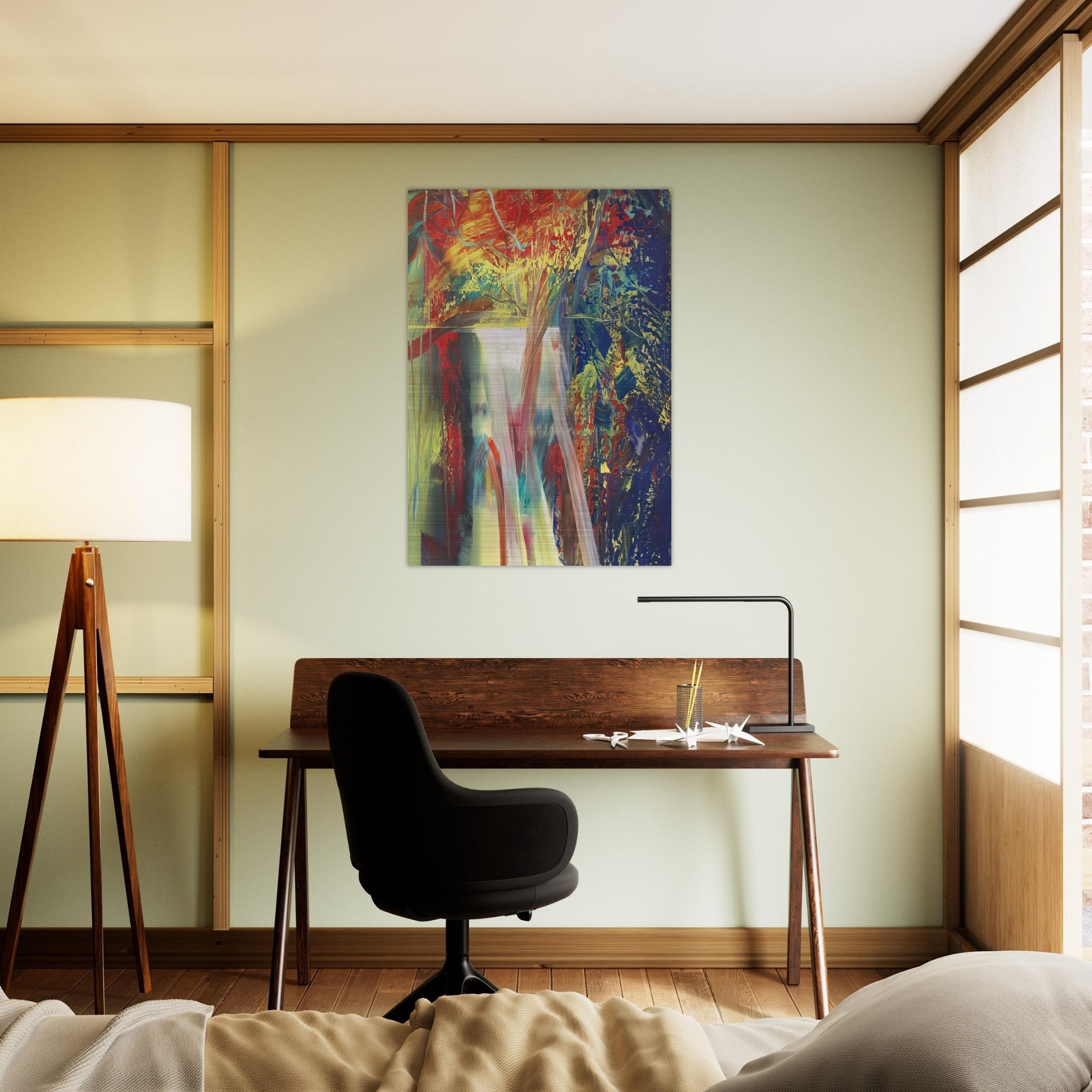 ABSTRACT PAINTING 610 1 - Gerhard Richter Brushed Aluminum Print - 70x100 cm / 28x40 inches | Gerhard Richter Aluminum Print | Gerhard Richter Prints