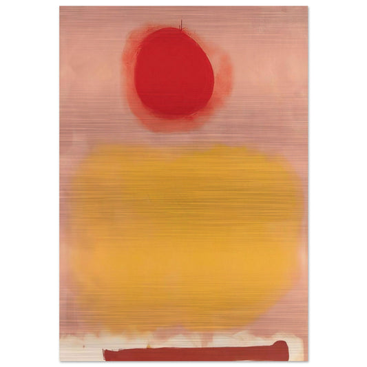 Amorphous - 1973 - Adolph Gottlieb Brushed Aluminum Print - 70x100 cm / 28x40 inches | Adolph Gottlieb Aluminum Print | Adolph Gottlieb Prints