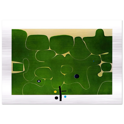 IL LABIRINTO DELLA PSICHE 1986 - Victor Pasmore Brushed Aluminum Print - 70x100 cm / 28x40 inches | Victor Pasmore Aluminum Print | Victor Pasmore Prints
