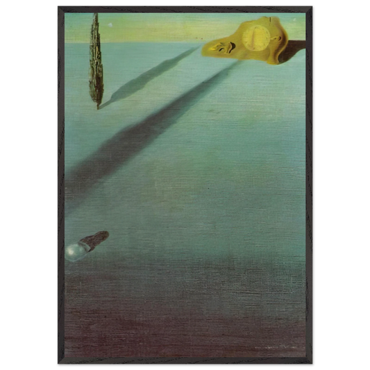 THE SENSE OF SPEED - Salvador Dali 70x100 cm / 28x40 inches Framed Art Print – Black Wooden Frame
