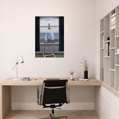 WHERE EUCLIDE WALKED 1955 - Rene Magritte Brushed Aluminum Print - 70x100 cm / 28x40 inches | Rene Magritte Aluminum Print | Rene Magritte Prints
