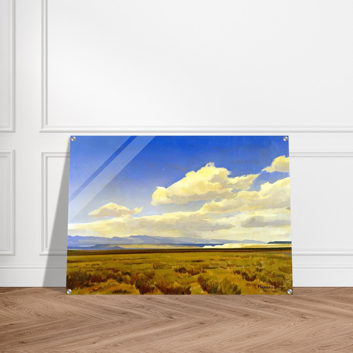 WIND OF WYOMING 1936 - Maynard Dixon Acrylic Print - 70x100 cm / 28x40″ inches | Maynard Dixon Wall Art | Maynard Dixon Prints