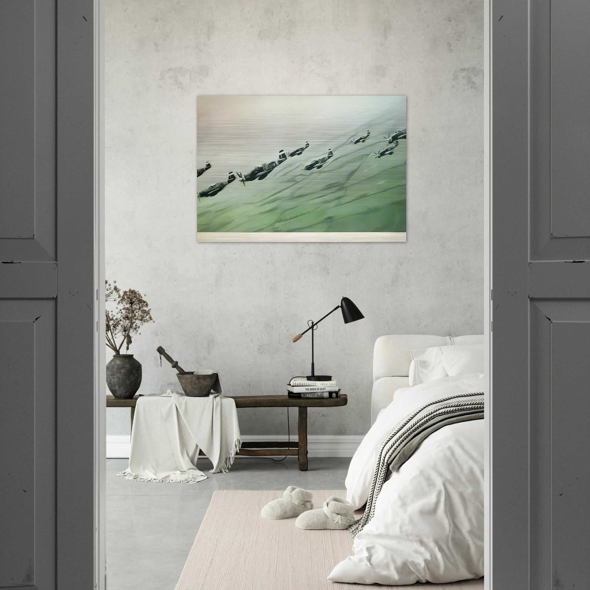 MUSTANG STAFFEL 1964 - Gerhard Richter Brushed Aluminum Print - 70x100 cm / 28x40 inches | Gerhard Richter Aluminum Print | Gerhard Richter Prints