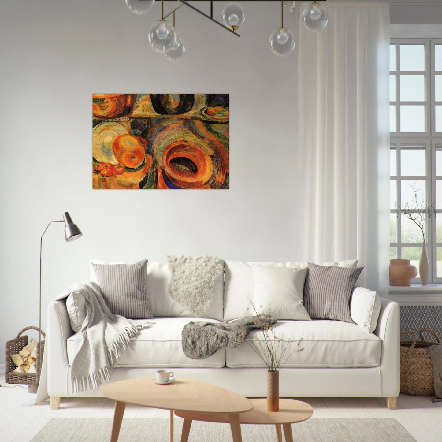 PORTUGESE STILL LIFE - Sonia Delaunay Brushed Aluminum Print - 70x100 cm / 28x40 inches | Sonia Delaunay Aluminum Print | Sonia Delaunay Prints