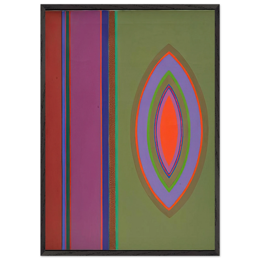 RVG - 1966 - John Ferren 70x100 cm / 28x40 inches Framed Art Print – Black Wooden Frame