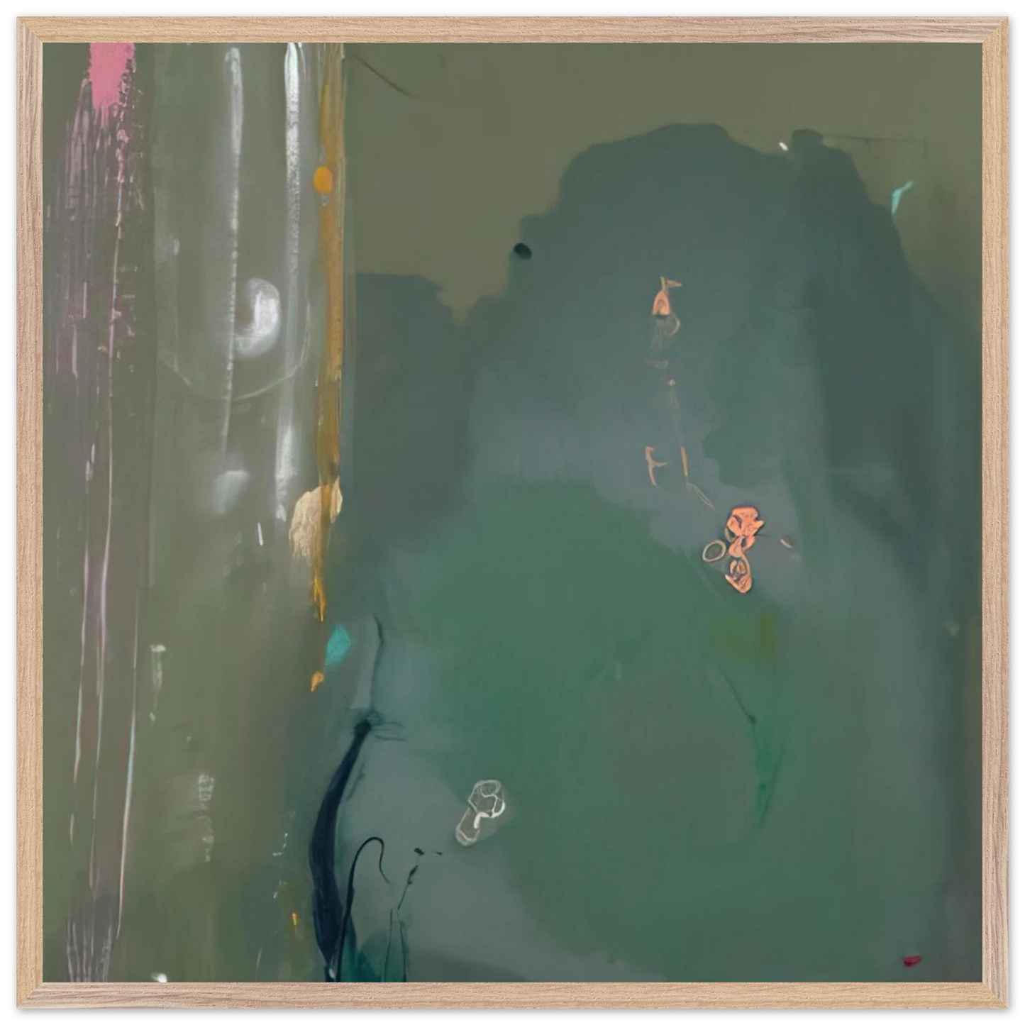 Helen Frankenthaler - CÃƒÆ’Ã‚Â´te d Argent - 1980 Wall art - 75x100 cm / 30x40 inches - Fine Art Poster-canvas - -