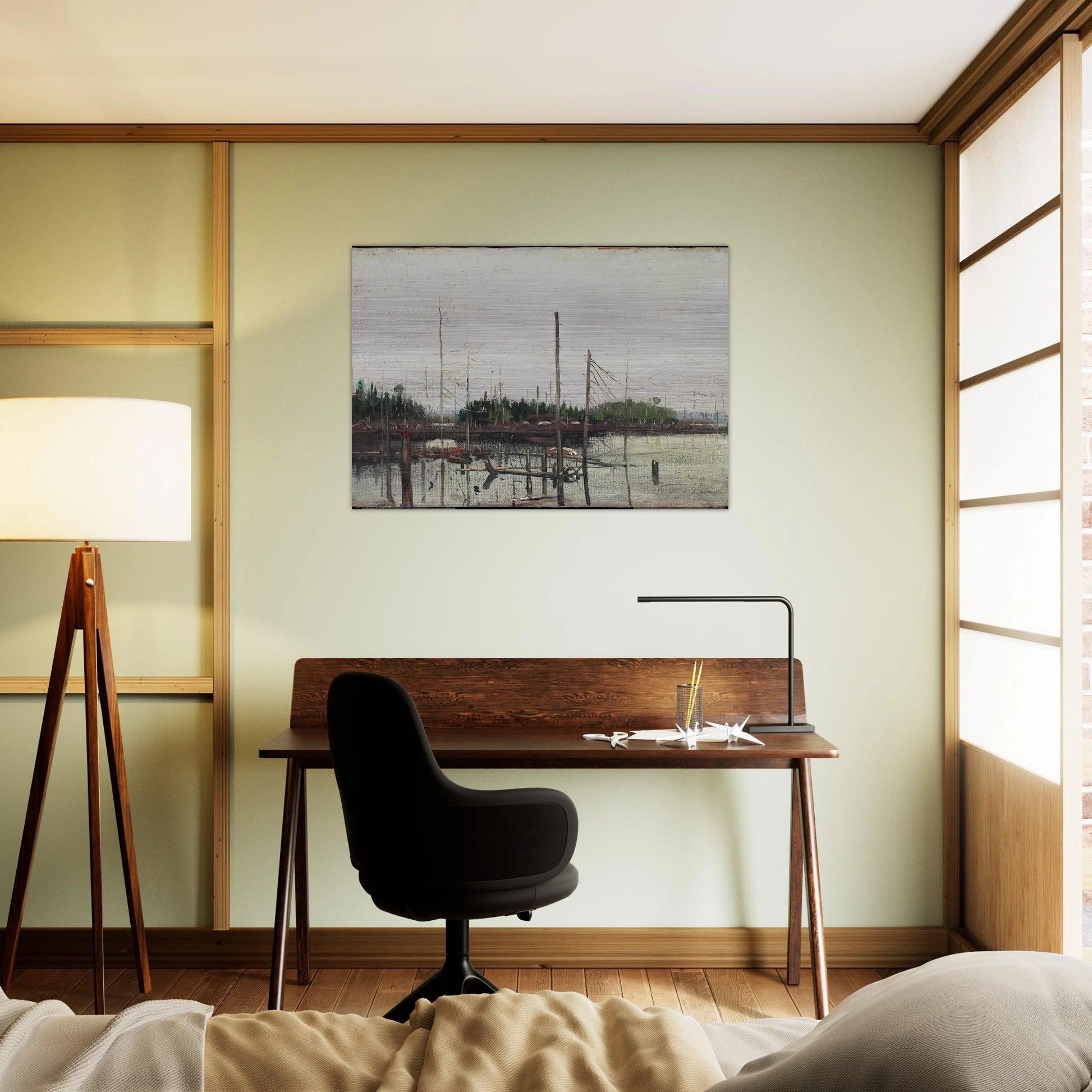 DROWNED LAND 1912 - Tom Thomson Brushed Aluminum Print - 70x100 cm / 28x40 inches | Tom Thomson Aluminum Print | Tom Thomson Prints
