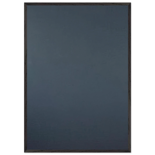 GREY - Gerhard Richter 70x100 cm / 28x40 inches Framed Art Print – Black Wooden Frame