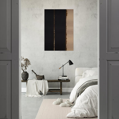 Umber Blue - 1991 - Yun Hyong-keun Brushed Aluminum Print - 70x100 cm / 28x40 inches | Yun Hyong-keun Aluminum Print | Yun Hyong-keun Prints