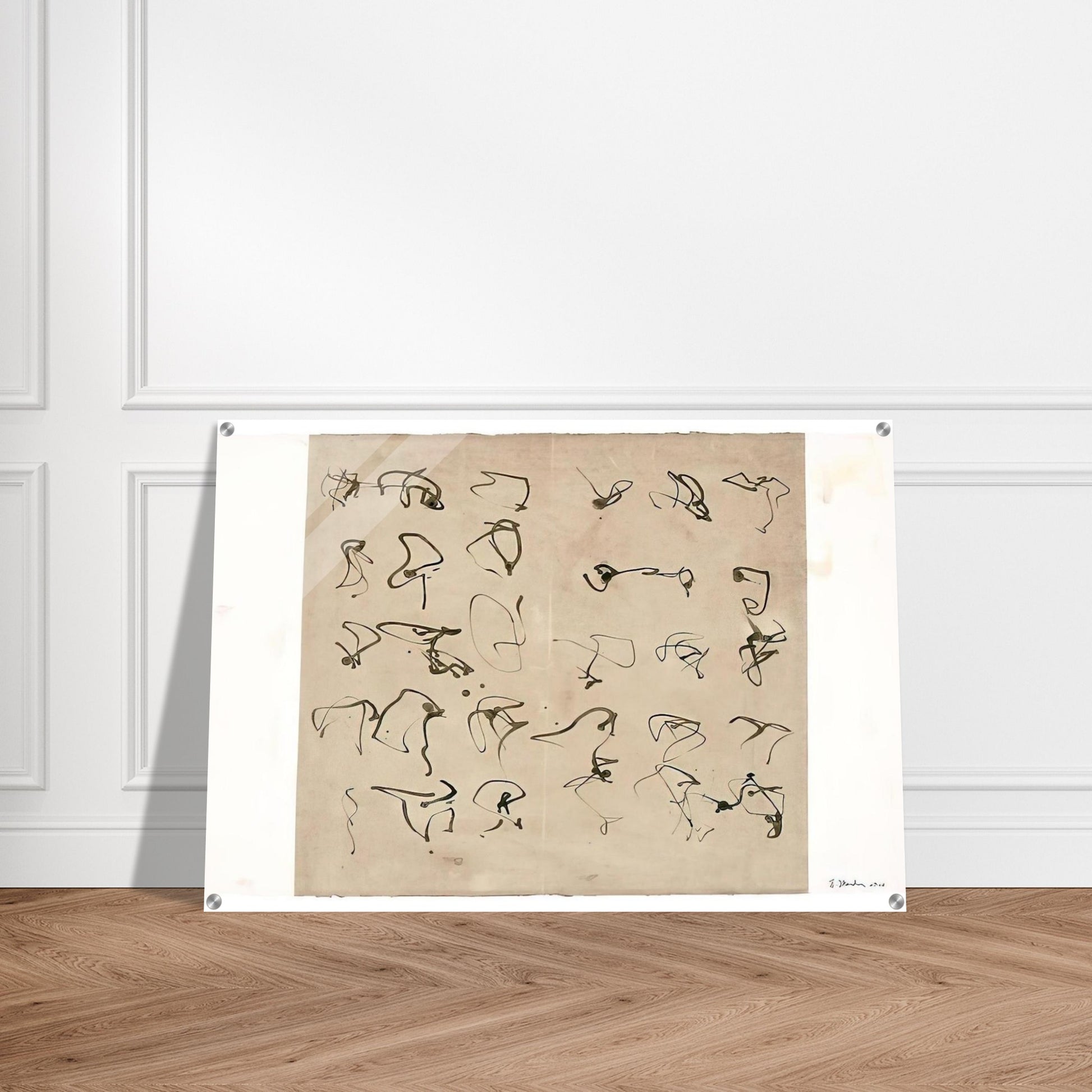Forgery - 2008 - Brice Marden Acrylic Print - 70x100 cm / 28x40″ inches