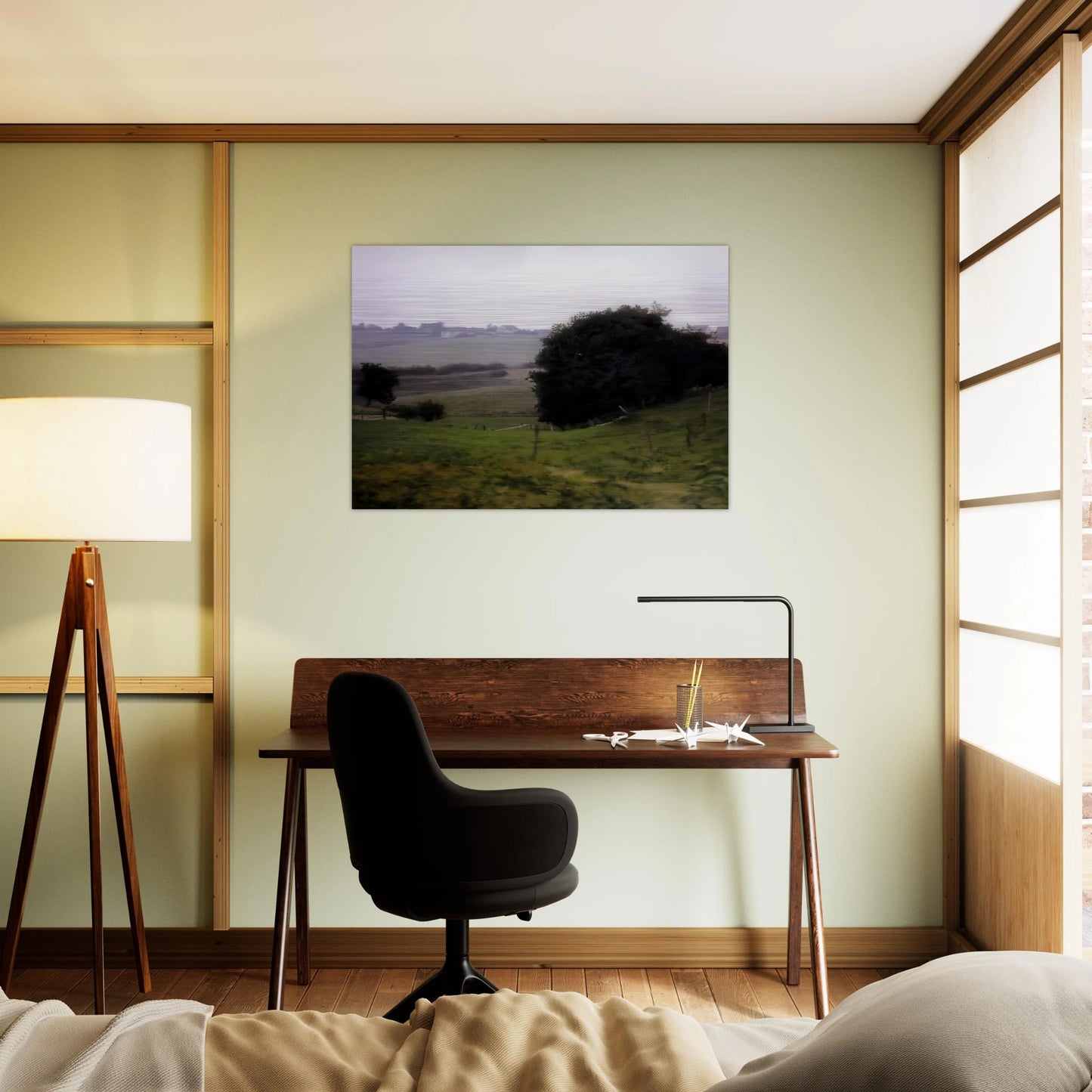 MEADOWLAND - Gerhard Richter Brushed Aluminum Print - 70x100 cm / 28x40 inches | Gerhard Richter Aluminum Print | Gerhard Richter Prints
