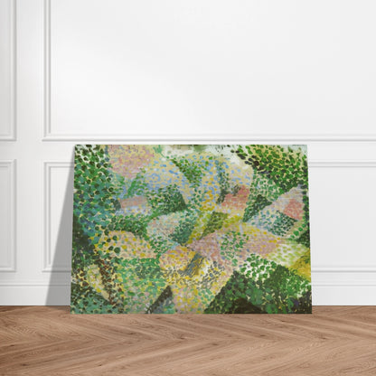 UNTITLED LANDSCAPE NEAR MADRID - Salvador Dali Brushed Aluminum Print - 70x100 cm / 28x40 inches | Salvador Dali Aluminum Print | Salvador Dali Prints