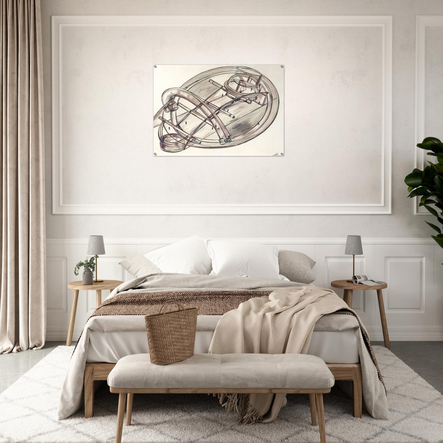 Untitled - 1972 - Gyula Kosice Acrylic Print - 70x100 cm / 28x40″ inches