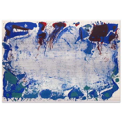 Happy Death Stone - Sam Francis Brushed Aluminum Print - 70x100 cm / 28x40 inches | Sam Francis Aluminum Print | Sam Francis Prints