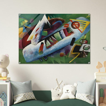 CONCENTRIC 1925 - Rudolf Bauer Acrylic Print - 70x100 cm / 28x40″ inches