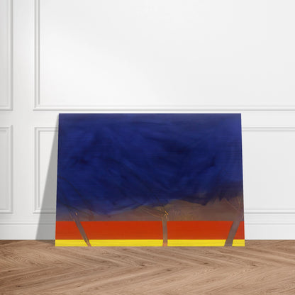 All Night - 1989 - Ronnie Landfield Brushed Aluminum Print - 70x100 cm / 28x40 inches | Ronnie Landfield Aluminum Print | Ronnie Landfield Prints