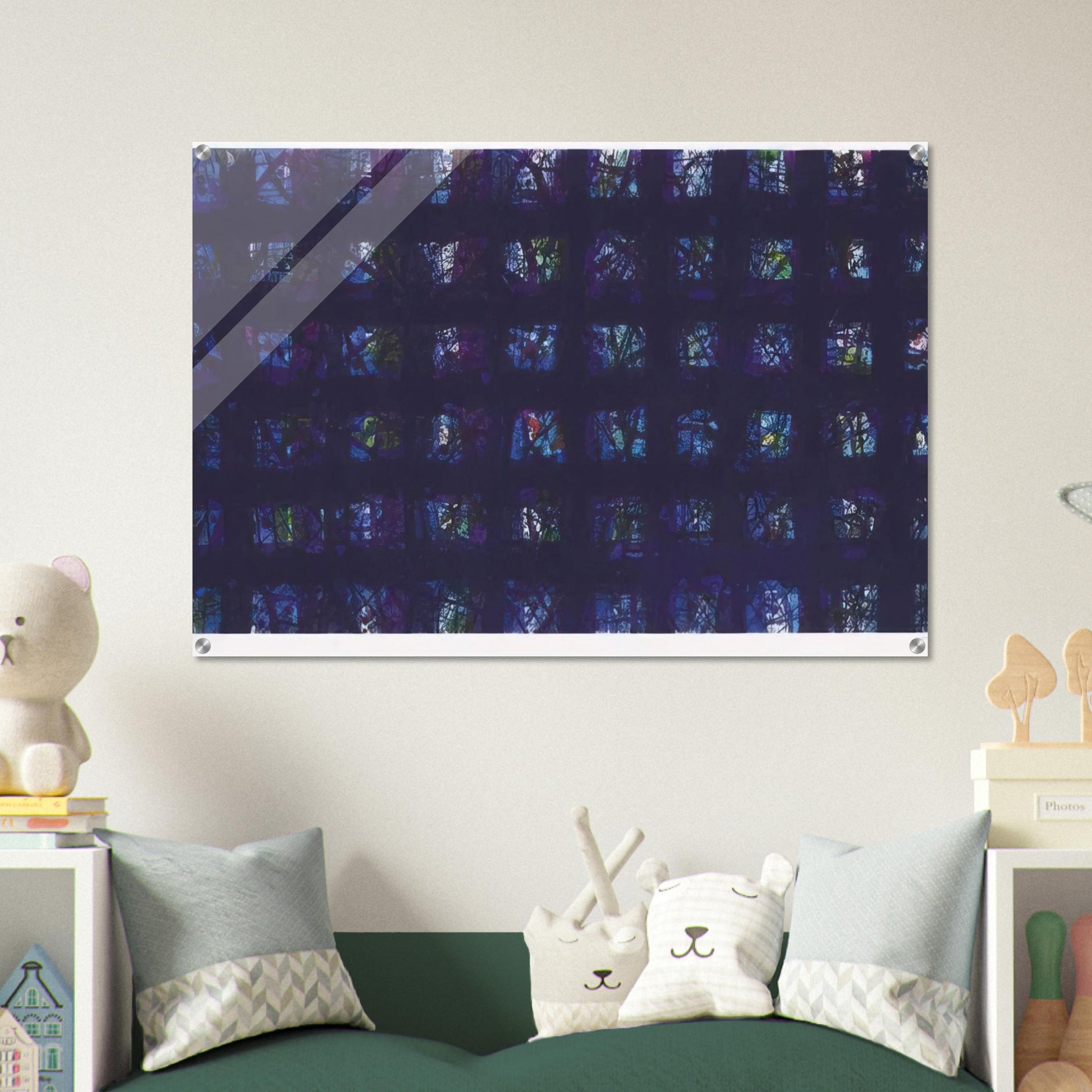 La Notte - Sam Francis Acrylic Print - 70x100 cm / 28x40″ inches