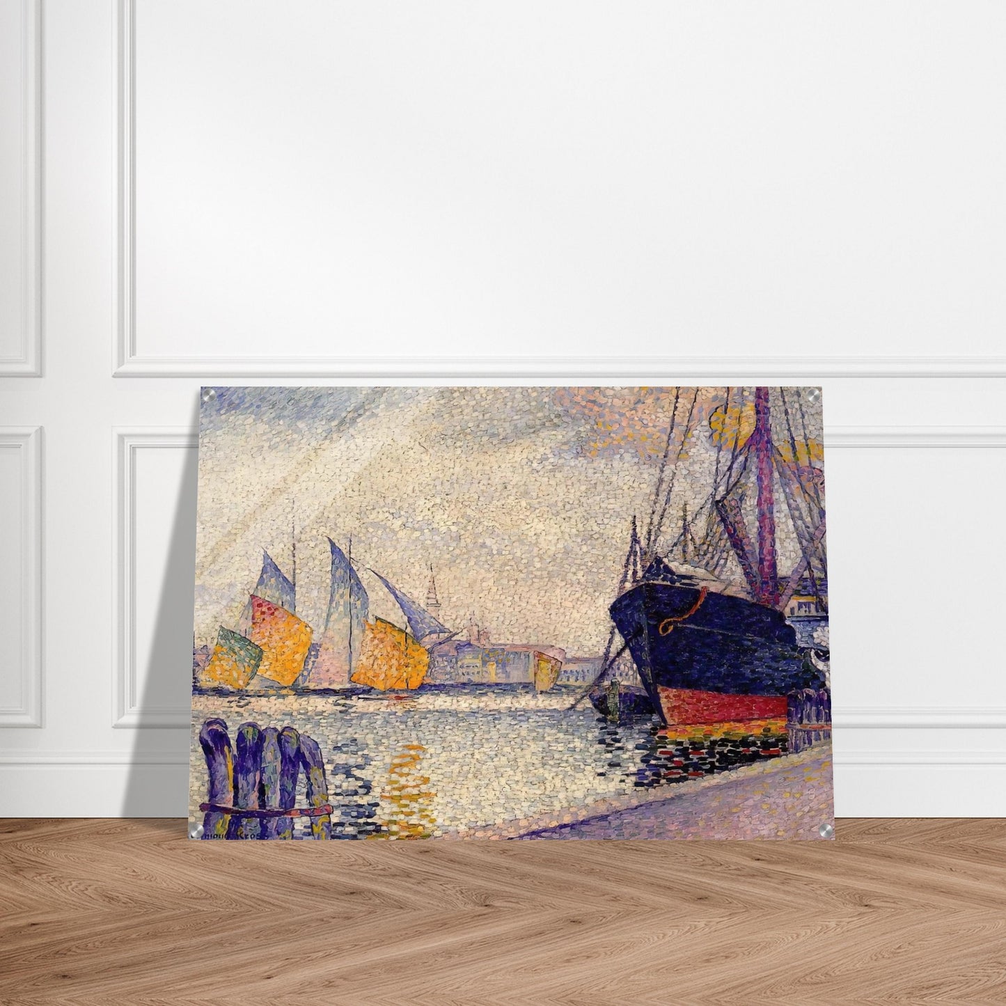 Canal de la Guidecca, Venice - Henri-Edmond Cross Acrylic Print - 70x100 cm / 28x40″ inches