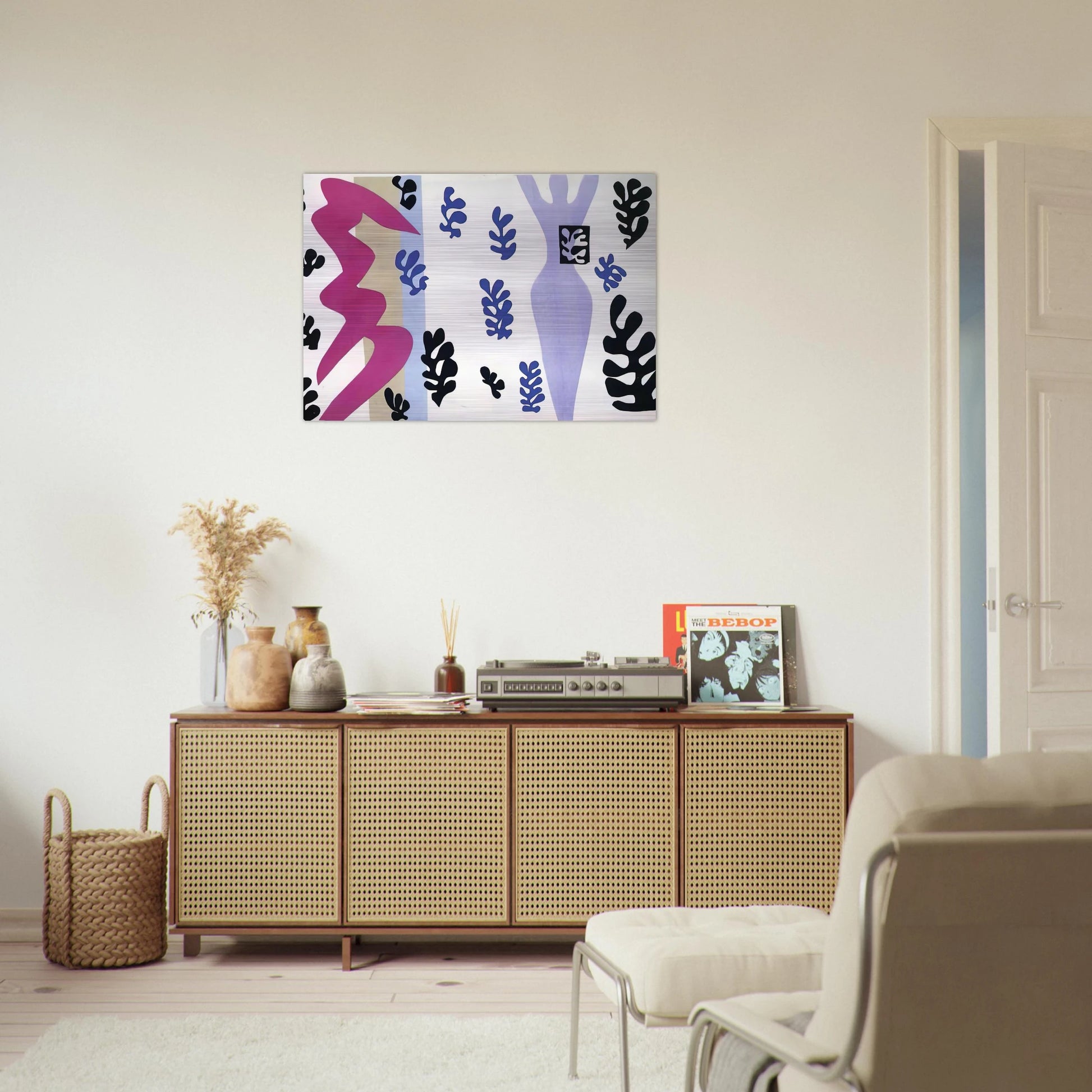 THE KNIFE THROWER 1947 - Henri Matisse Brushed Aluminum Print - 70x100 cm / 28x40 inches | Henri Matisse Aluminum Print | Henri Matisse Prints