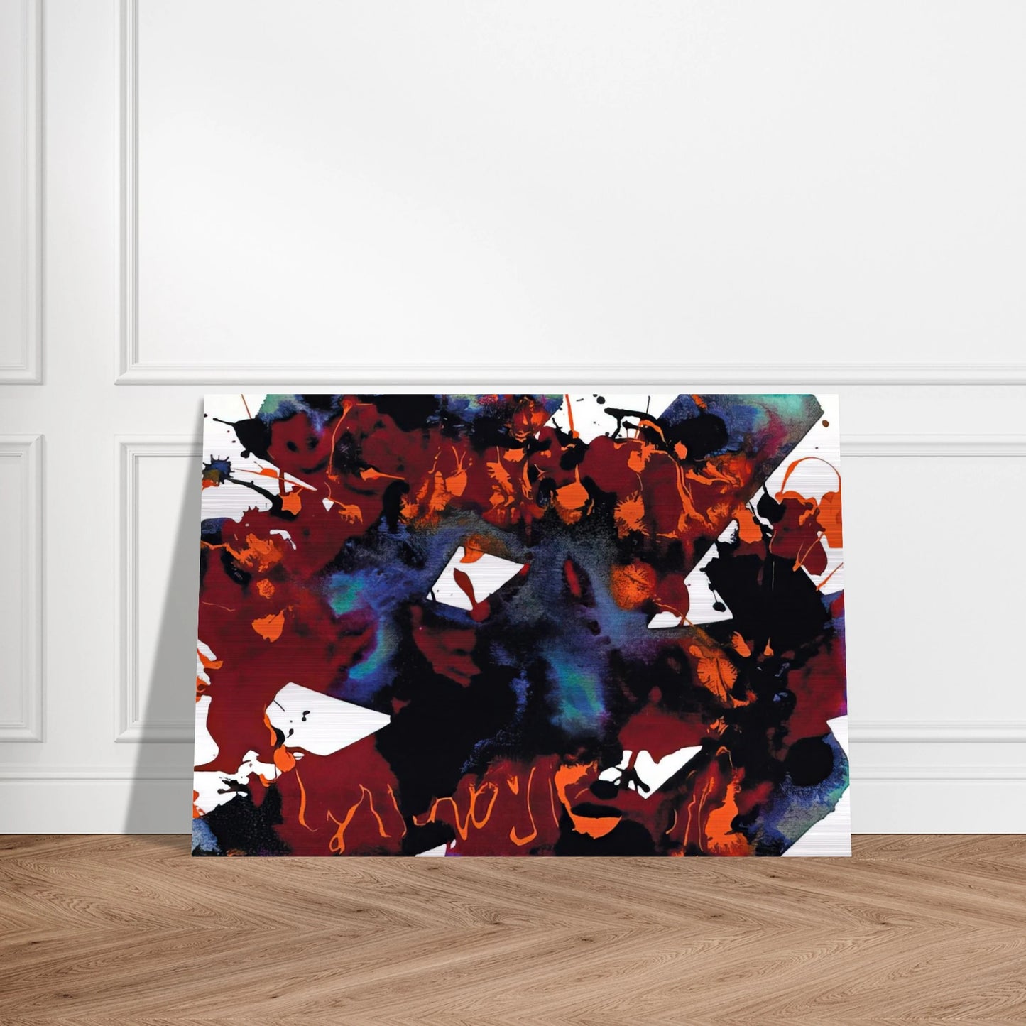 Untitled  SFP94-149  SFF 1819  - Sam Francis Brushed Aluminum Print - 70x100 cm / 28x40 inches | Sam Francis Aluminum Print | Sam Francis Prints