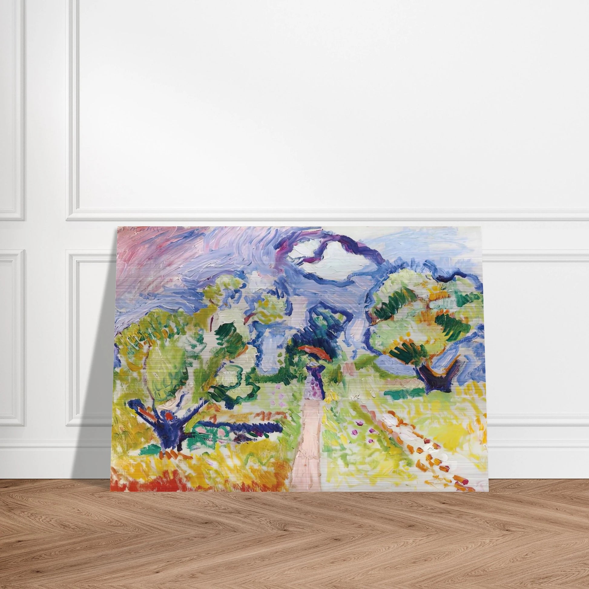PROMENADE DES OLIVIERS 1905 - Henri Matisse Brushed Aluminum Print - 70x100 cm / 28x40 inches | Henri Matisse Aluminum Print | Henri Matisse Prints