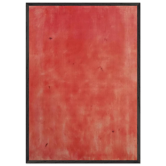 Avondrood evening Glow - 1992 N2 - Raoul De Keyser 70x100 cm / 28x40 inches Framed Art Print – Black Wooden Frame