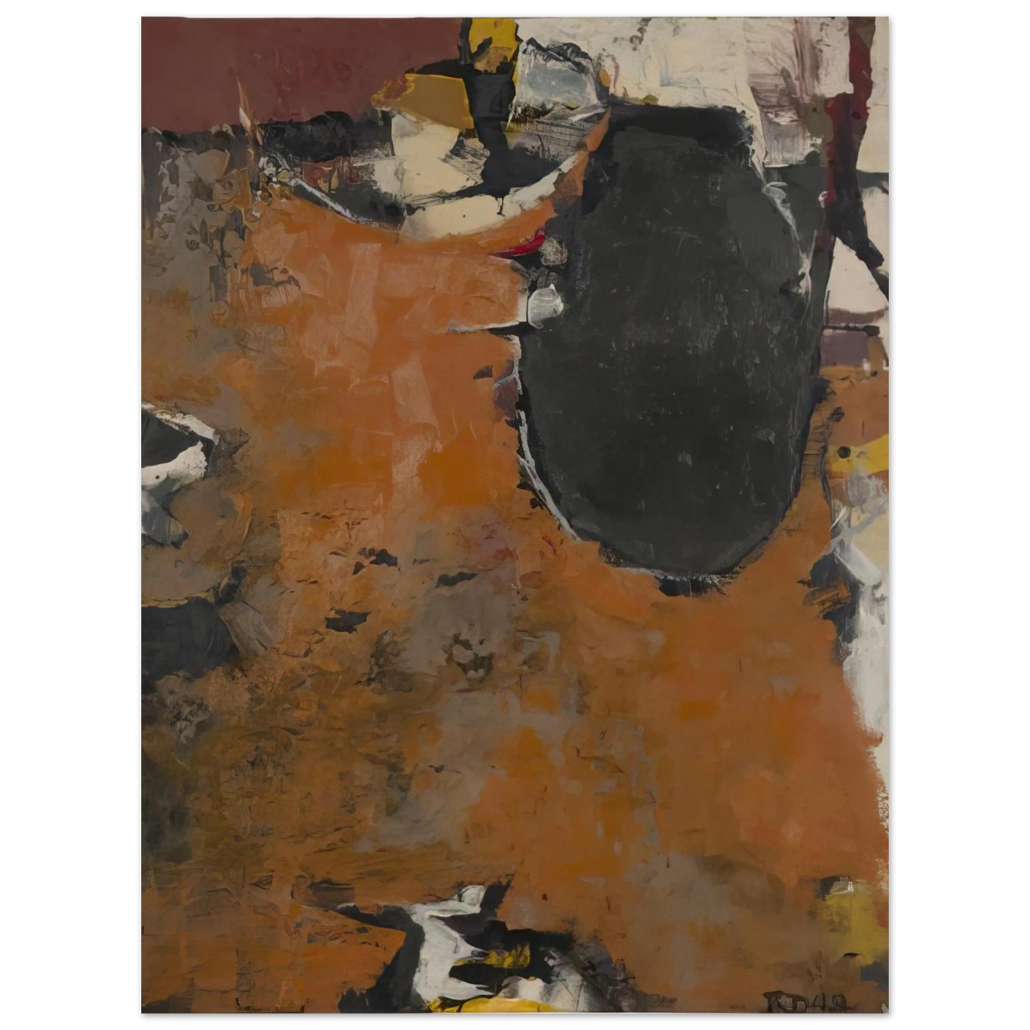Richard Diebenkorn - Painting II  75x100 cm / 30x40inches Fine Art Poster