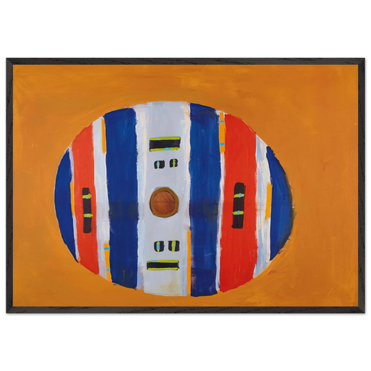 Target - 1981 - Betty Parsons 70x100 cm / 28x40 inches Framed Art Print – Black Wooden Frame