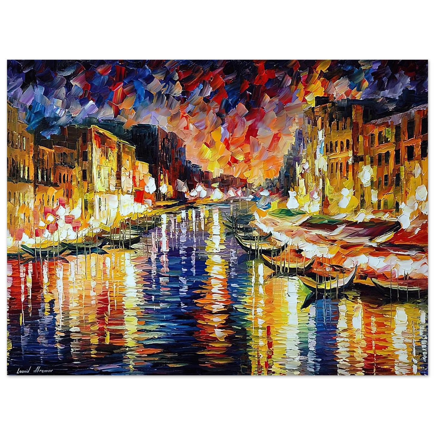 Leonid Afremov - Leonid Afremov  75x100 cm / 30x40inches Fine Art Poster