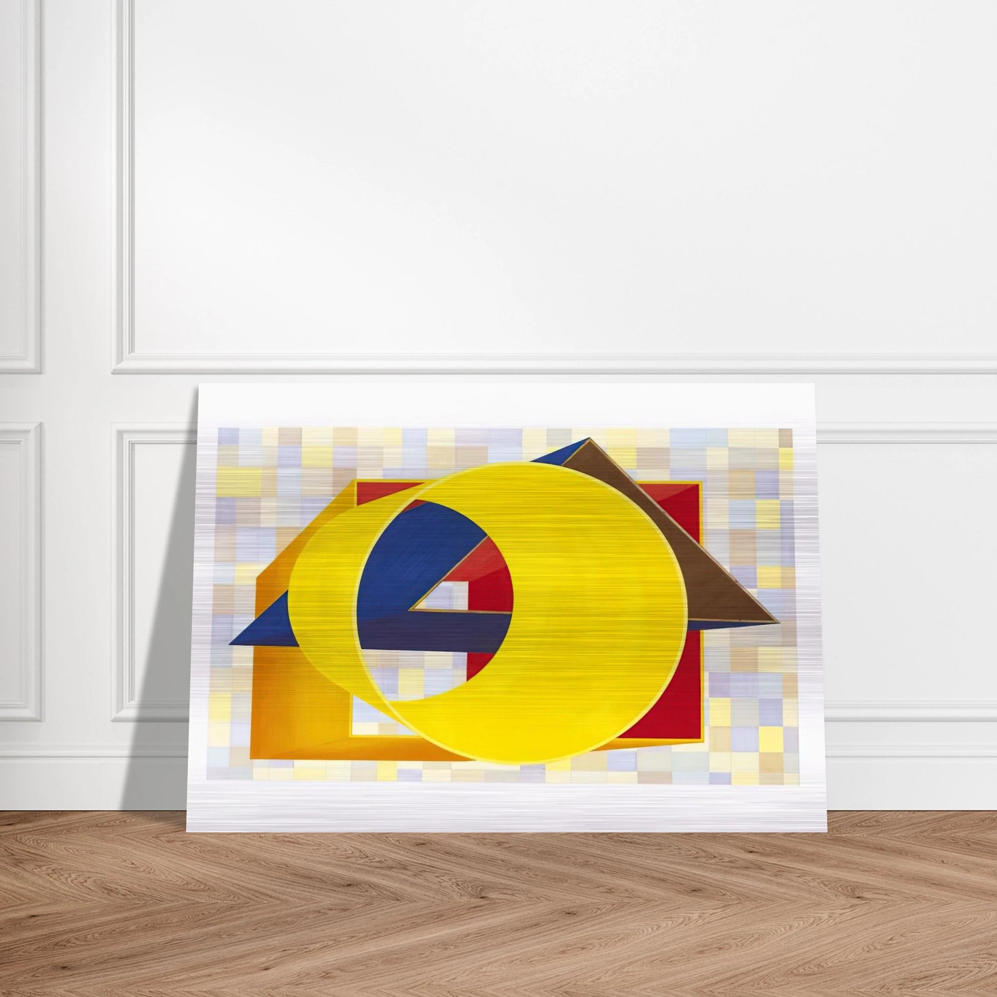 Prime Moments II - Al Held Brushed Aluminum Print - 70x100 cm / 28x40 inches | Al Held Aluminum Print | Al Held Prints