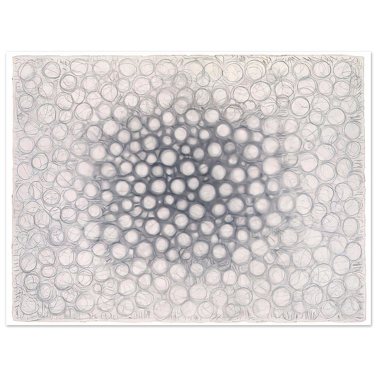 Richard Pousette-Dart - Light Gathers to the Question of No  75x100 cm / 30x40inches Fine Art Poster