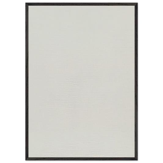 Twin - 1966 - Robert Ryman 70x100 cm / 28x40 inches Framed Art Print – Black Wooden Frame