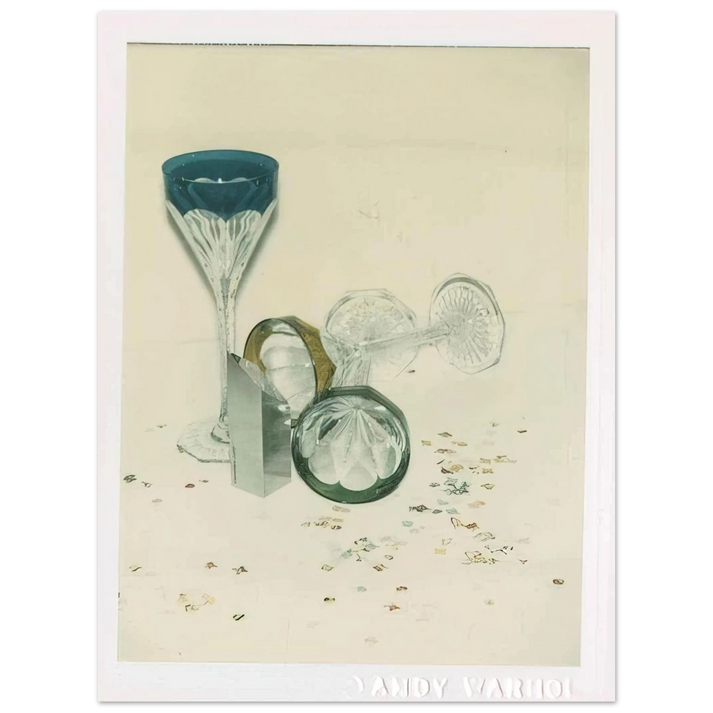 Andy Warhol - Committee 2000 Champagne Glasses  75x100 cm / 30x40inches Fine Art Poster