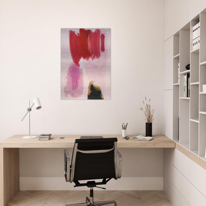 Delirious Pink - Hans Hofmann Brushed Aluminum Print - 70x100 cm / 28x40 inches | Hans Hofmann Aluminum Print | Hans Hofmann Prints