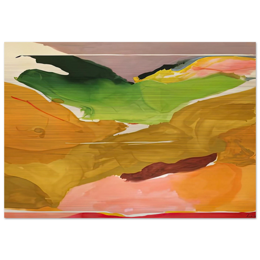 Nature Abhors a Vacuum, 1973- - Helen Frankenthaler Brushed Aluminum Print - 70x100 cm / 28x40 inches | Helen Frankenthaler Aluminum Print | Helen Frankenthaler Prints
