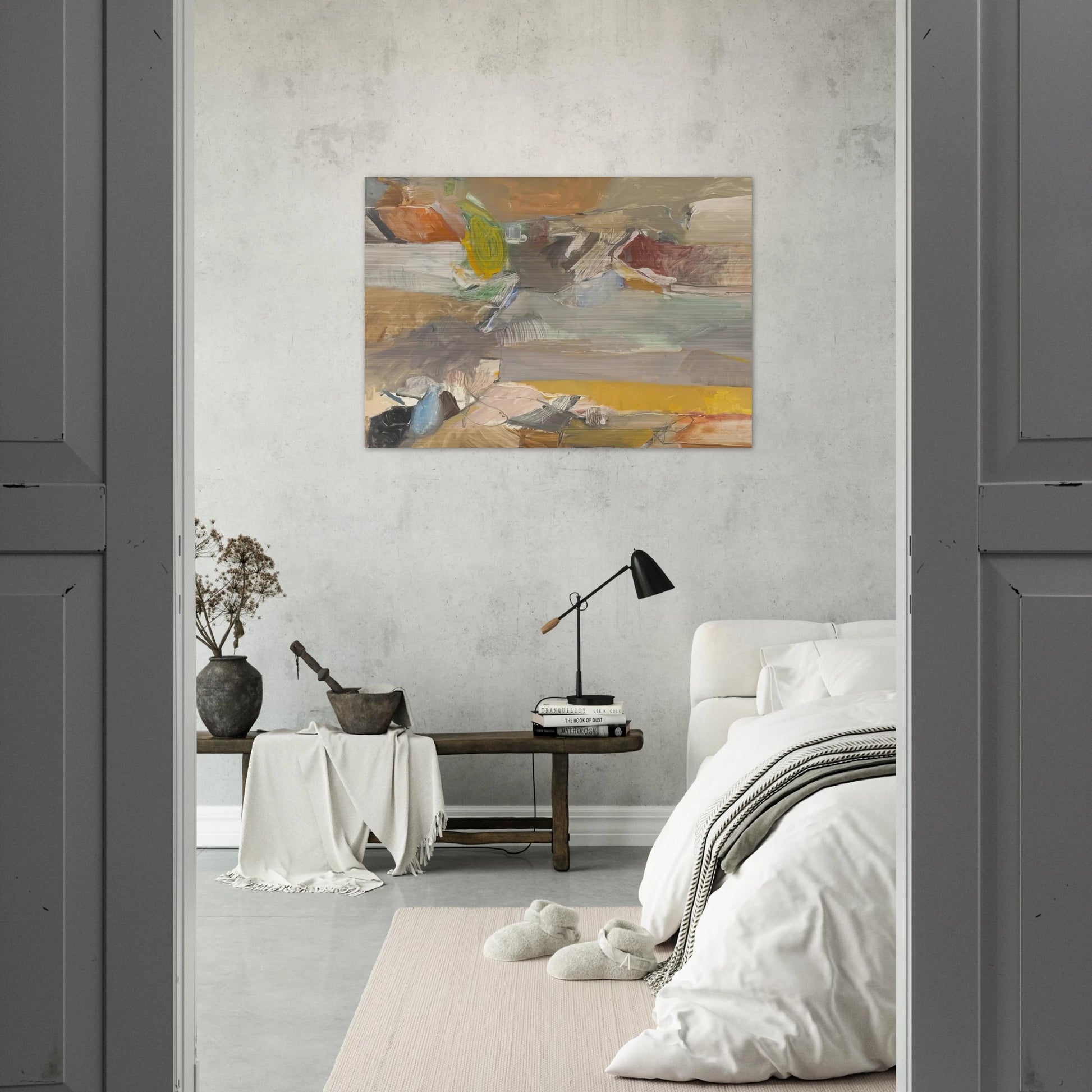 Berkeley #46 - Richard Diebenkorn Brushed Aluminum Print - 70x100 cm / 28x40 inches | Richard Diebenkorn Aluminum Print | Richard Diebenkorn Prints