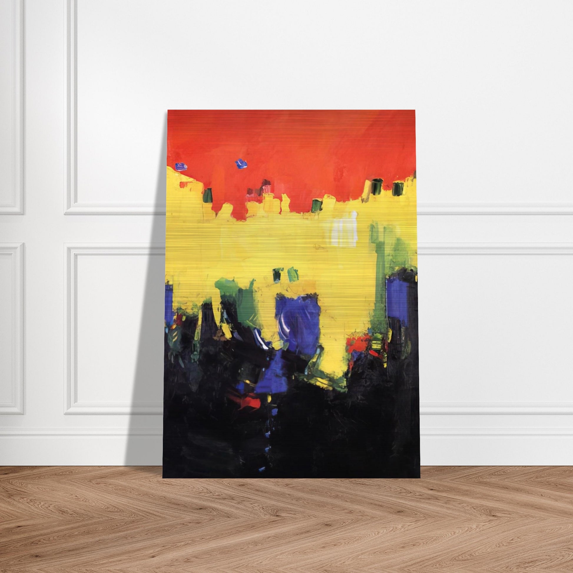 Above Deep Waters - Hans Hofmann Brushed Aluminum Print - 70x100 cm / 28x40 inches | Hans Hofmann Aluminum Print | Hans Hofmann Prints