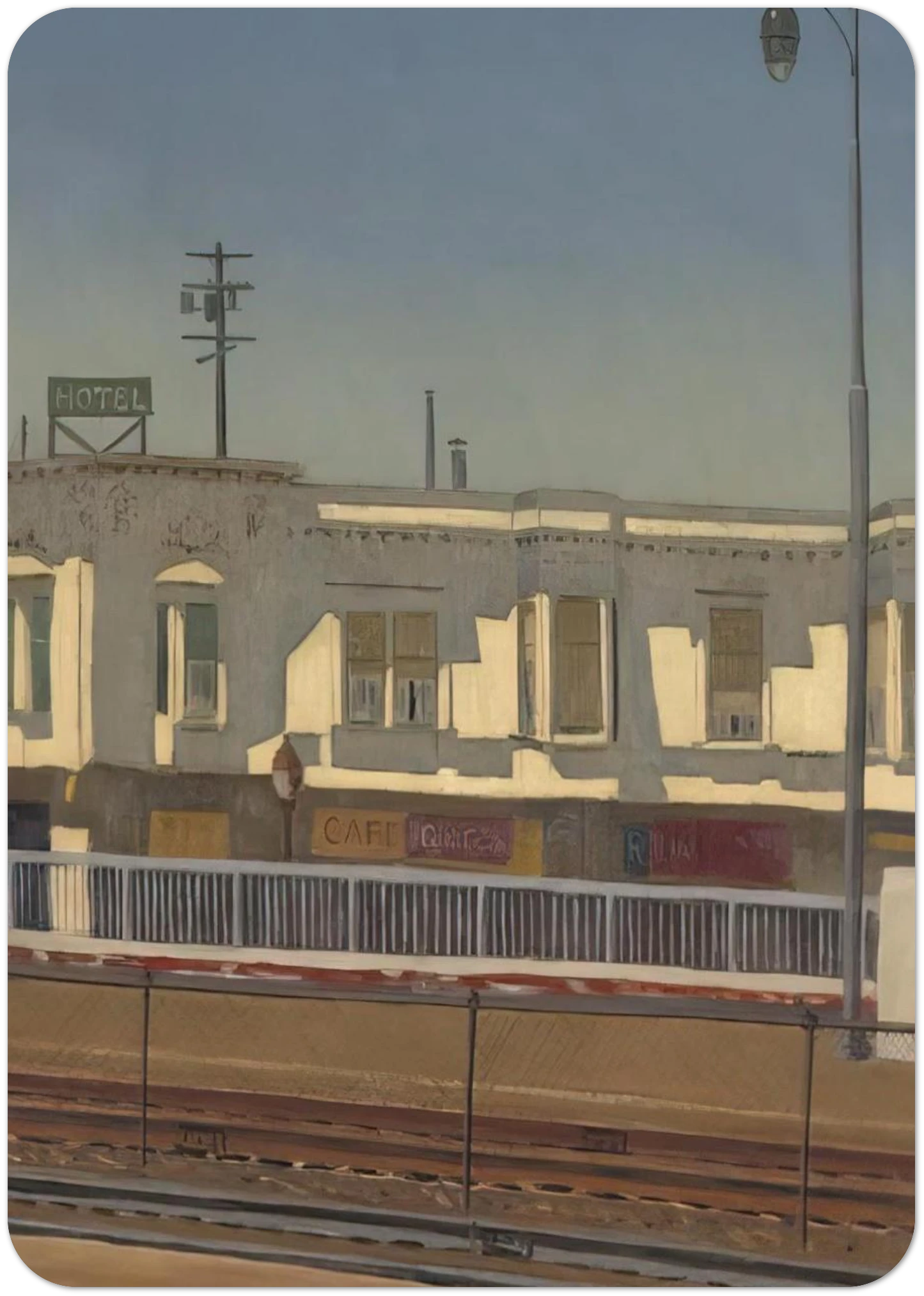 Palo Alto Circle By Richard Diebenkorn Pack of 10 Post Cards | Richard Diebenkorn Post Cards | A6 (10.5 x 14.8 cm) - 4.1 x 5.8 inches