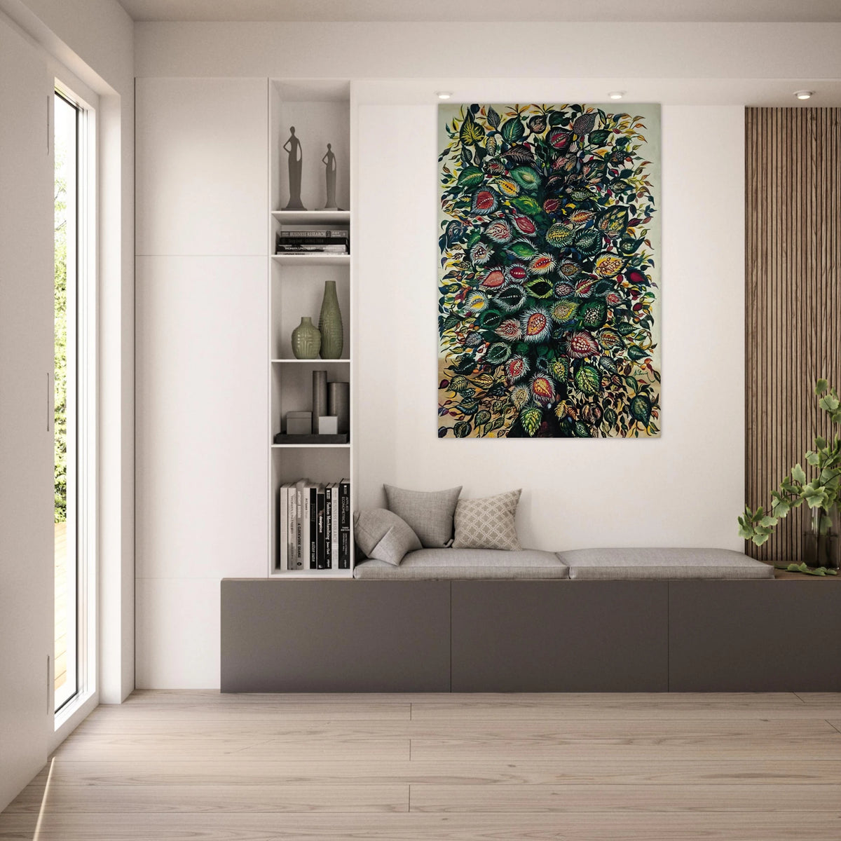 Feuilles - 1929 - Seraphine Louis Art Prints - 100x150 cm / 40x60″ inches | Seraphine Louis Poster | Seraphine Louis Prints