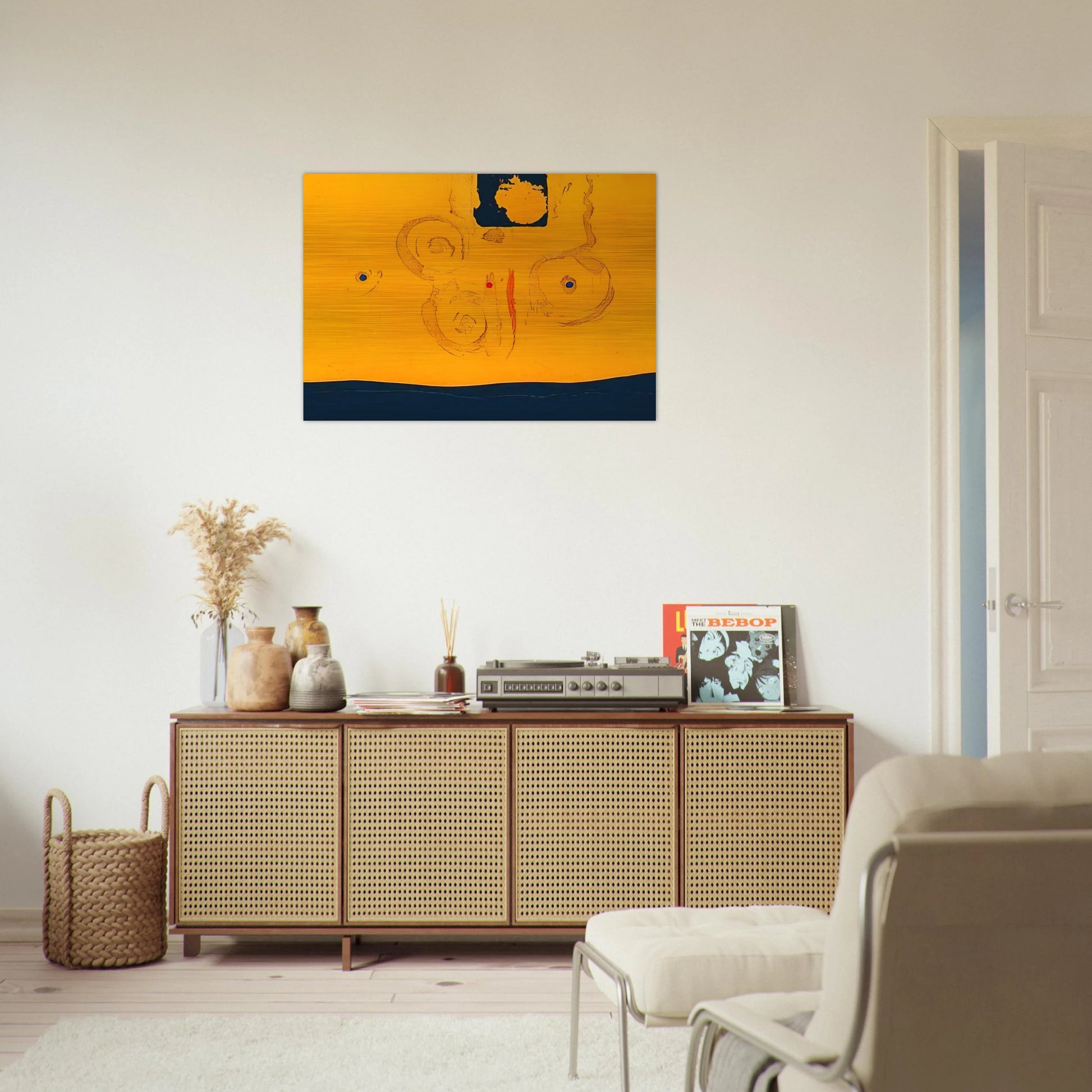 Plaza Real - 1988 - Helen Frankenthaler Brushed Aluminum Print - 70x100 cm / 28x40 inches | Helen Frankenthaler Aluminum Print | Helen Frankenthaler Prints