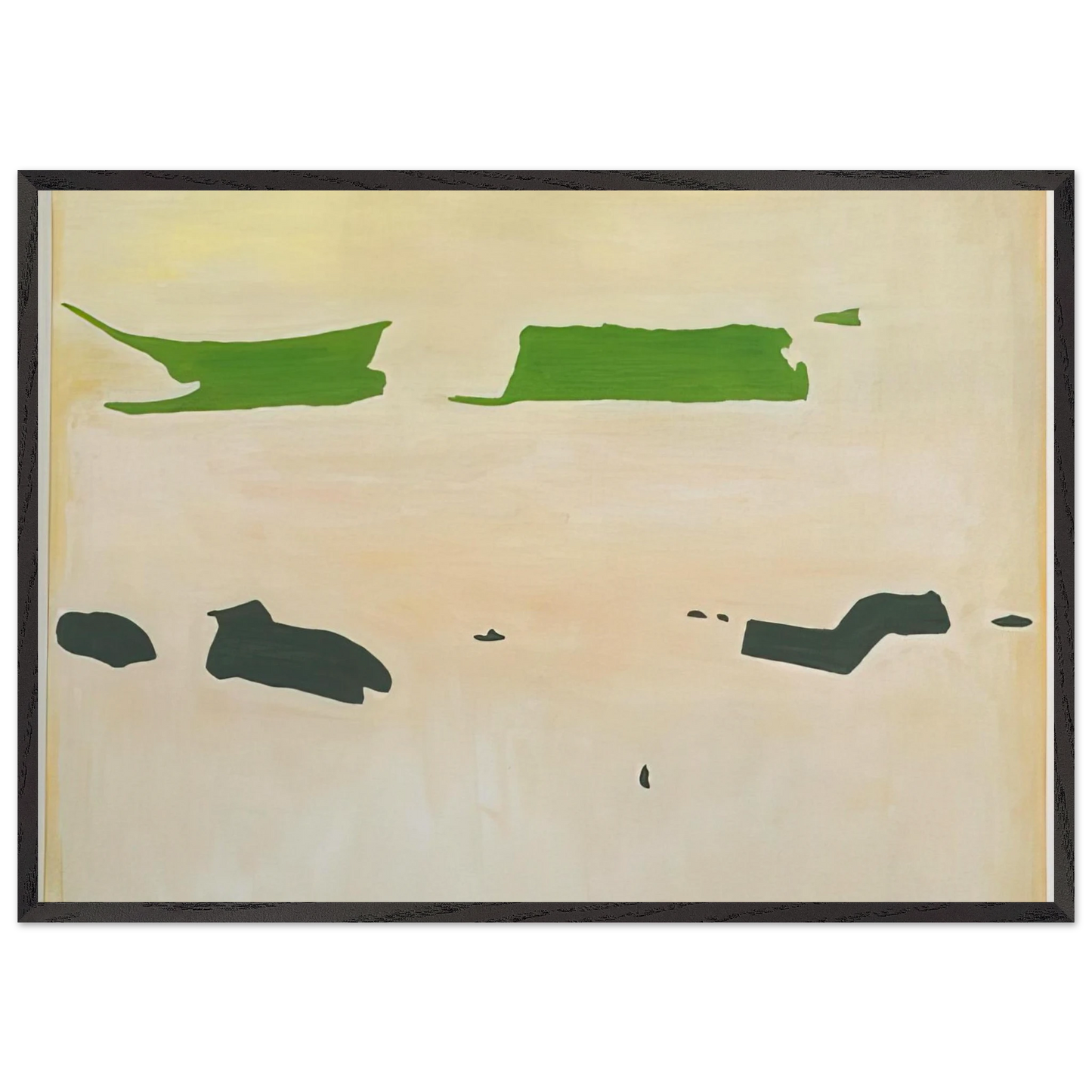Clos - 2003 N2 - Raoul De Keyser 70x100 cm / 28x40 inches Framed Art Print – Black Wooden Frame